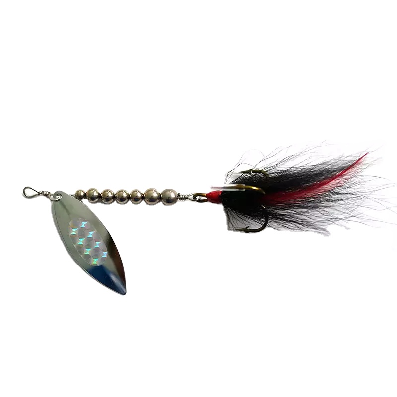 21g Willow Blades Metal Lure Top Freshwater Rotating Bass Trout Fishing In-line Spinner – Metal Lure – view 3