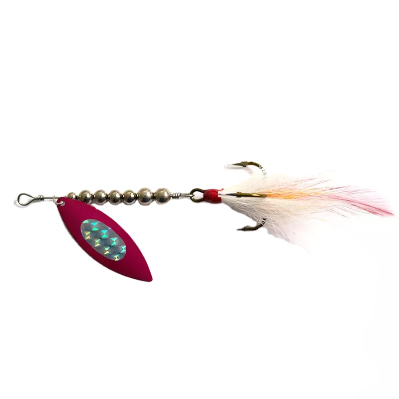 21g Willow Blades Metal Lure Top Freshwater Rotating Bass Trout Fishing In-line Spinner – Metal Lure – view 4
