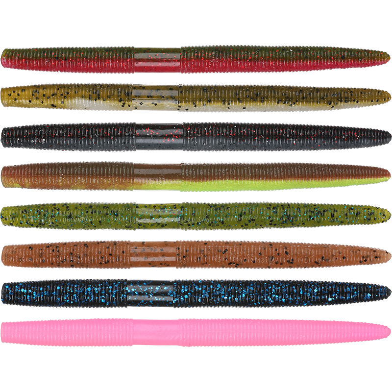 Cheery 13.5cm 10g Senko Worm Soft Plastic Lure Texas Rig Lure Senco Maggot Salty Baits – Worms & Grubs – view 4