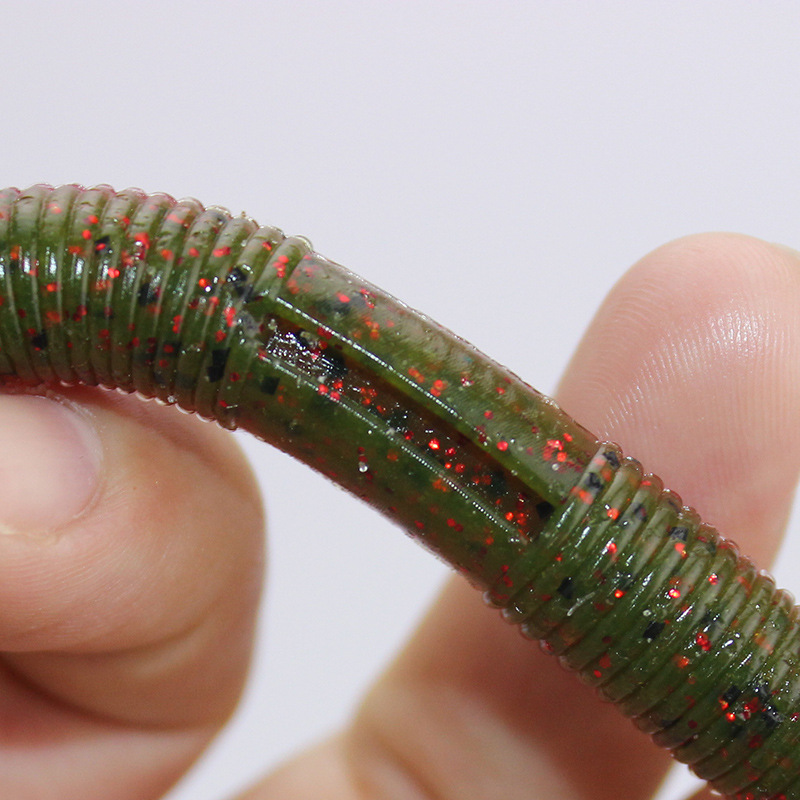Cheery 13.5cm 10g Senko Worm Soft Plastic Lure Texas Rig Lure Senco Maggot Salty Baits – Worms & Grubs – view 3