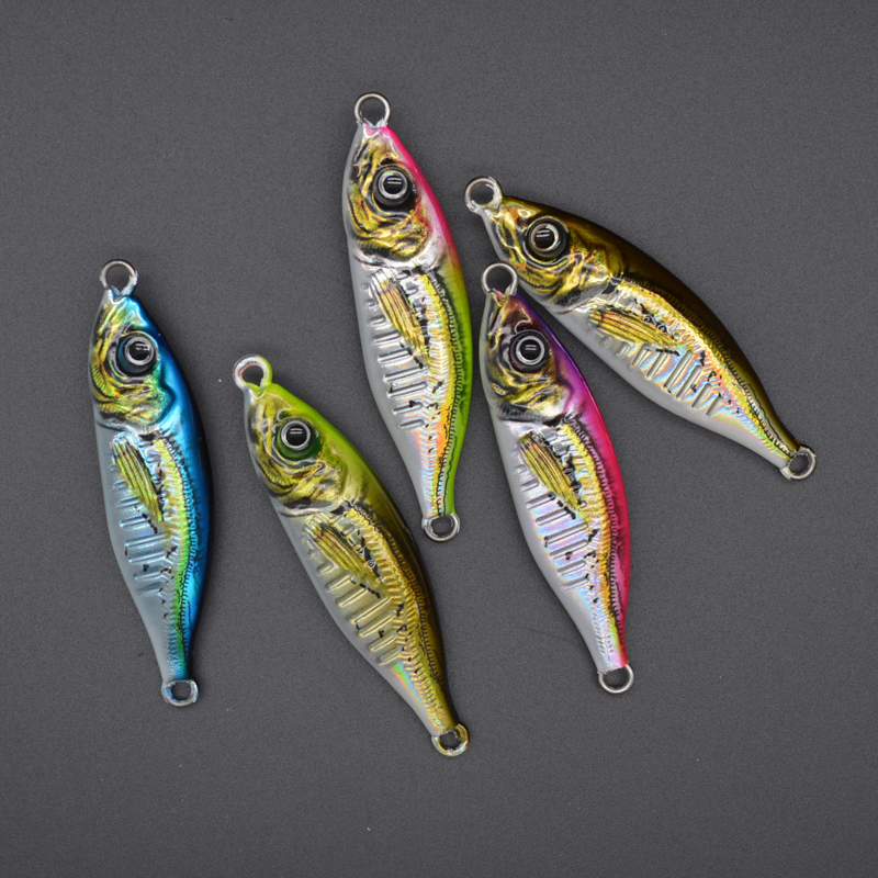 10g15g20g30g40g60g80g100g 3D Printed Fishing Jigs Little Slow Jig Jack Saltwater Jig Fishing Lures – Metal Lure – view 5
