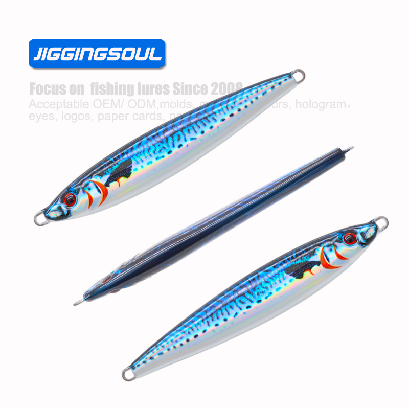 30g40g 3D Printed Fishing Lure Saltwater Fishing Vertical Jig Fast Quick Sinking Artificial Bait Barracuda – Metal Lure – view 2