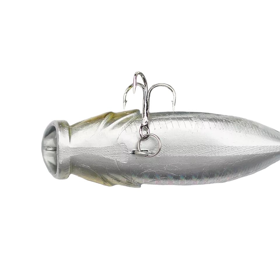 8.5g 7cm Topwater Fishing Floating Bass Trout Area Artificial Bait Popper Hard Lure – Popper – view 2