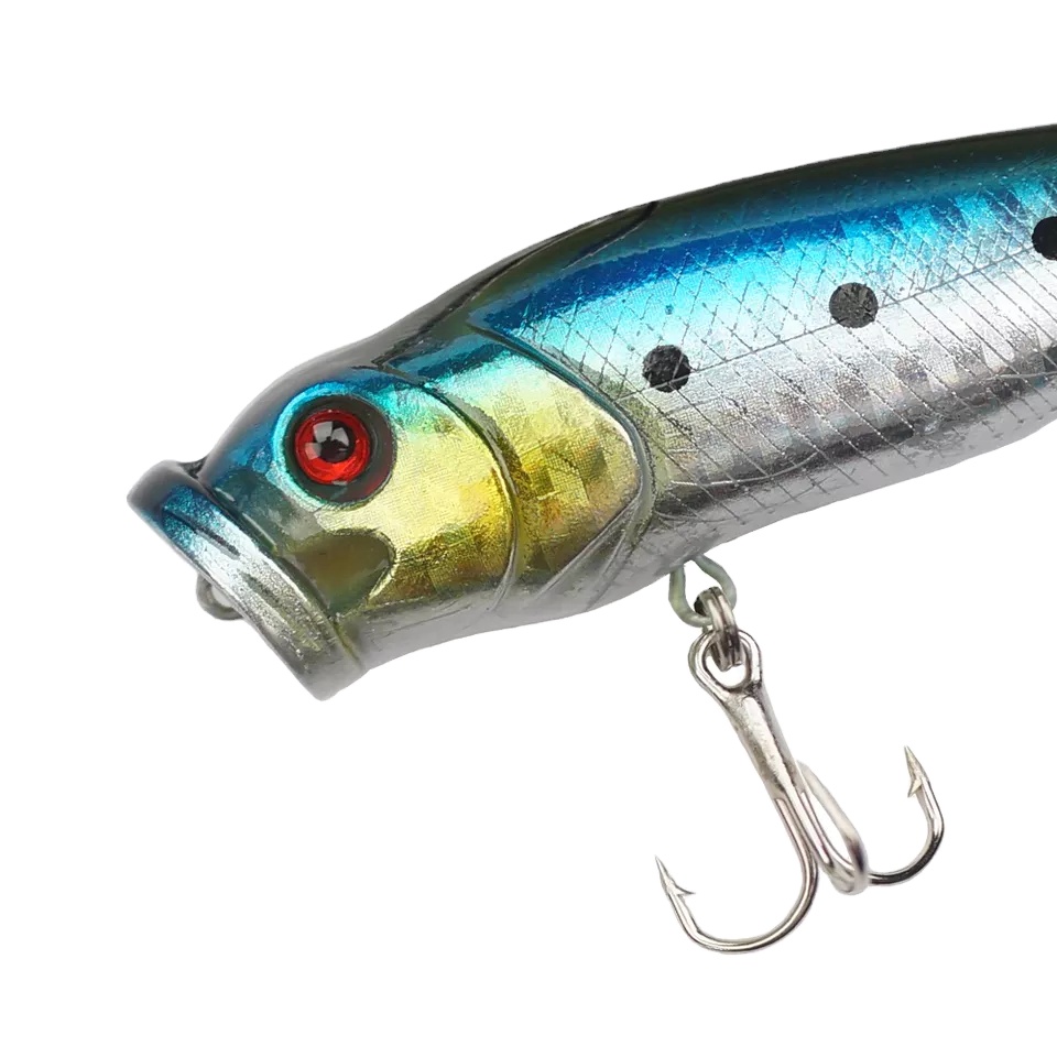 8.5g 7cm Topwater Fishing Floating Bass Trout Area Artificial Bait Popper Hard Lure – Popper – view 3