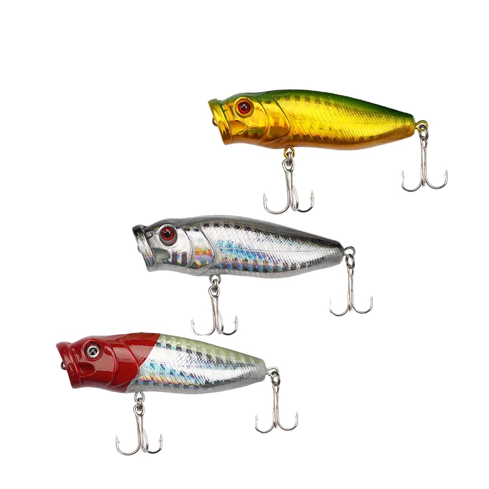 8.5g 7cm Topwater Fishing Floating Bass Trout Area Artificial Bait Popper Hard Lure – Popper – view 4