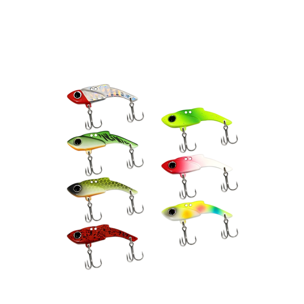 CHEERY 2.5g3.5g5g Metal Saltwater Fishing Lures Artificial Bait Vib Fishing Lure Vib Lure with Hook – Metal Lure – view 5