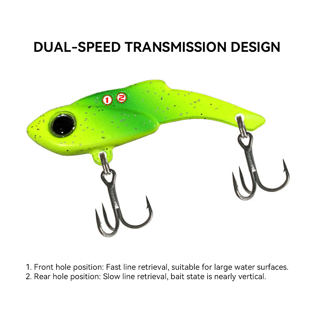 CHEERY 2.5g3.5g5g Metal Saltwater Fishing Lures Artificial Bait Vib Fishing Lure Vib Lure with Hook – Metal Lure – view 4