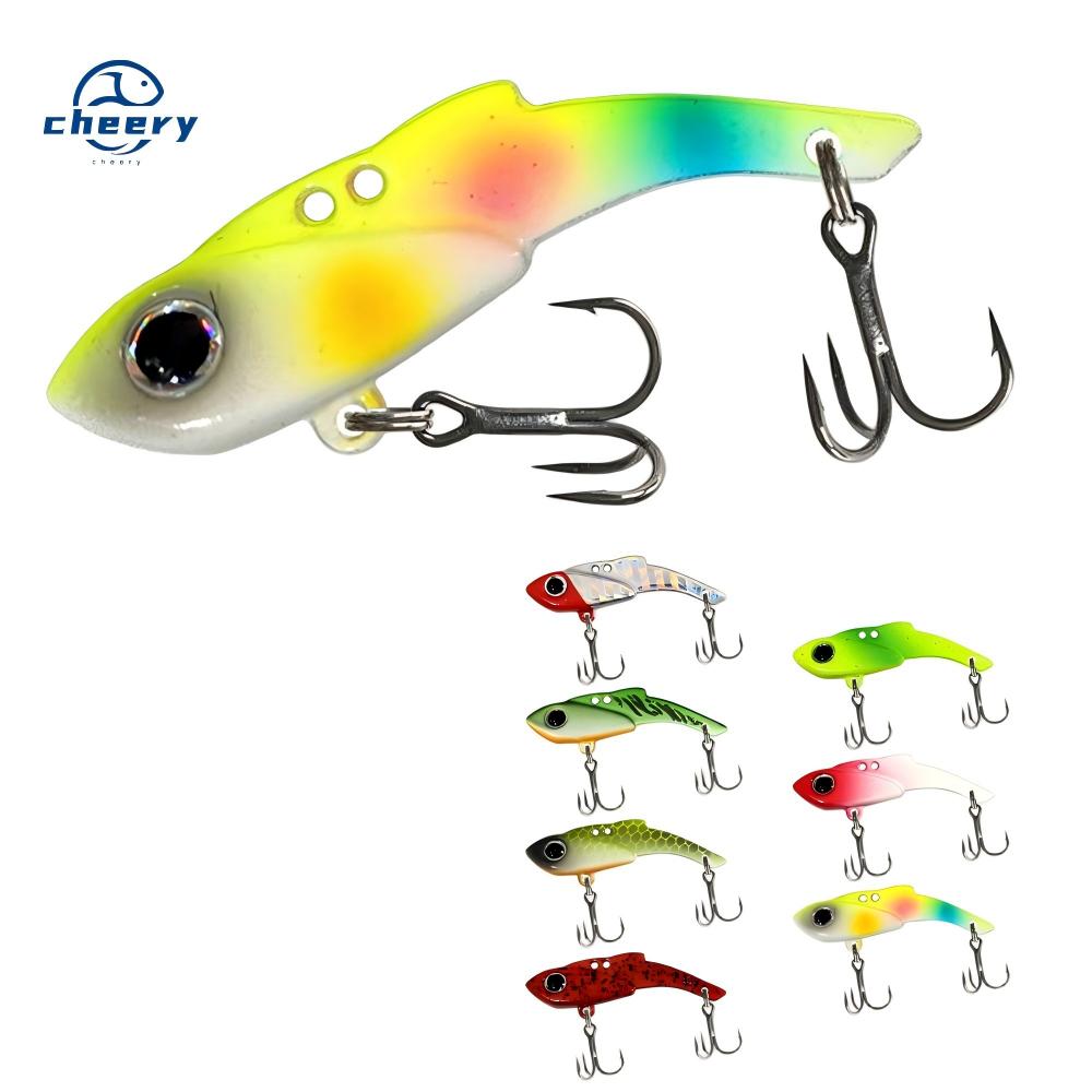 CHEERY 2.5g3.5g5g Metal Saltwater Fishing Lures Artificial Bait Vib Fishing Lure Vib Lure with Hook – Metal Lure – view 1