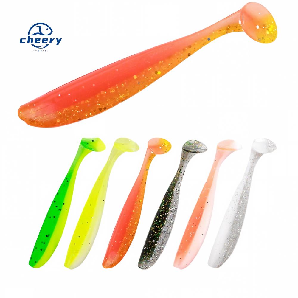 CHEERY Soft Plastics Lure Silicone Baits Arrival Worms Rubber Soft Plastic New 6cm 20pcs/bag PVC Lake Fishing Lure – Worms & Grubs – view 1