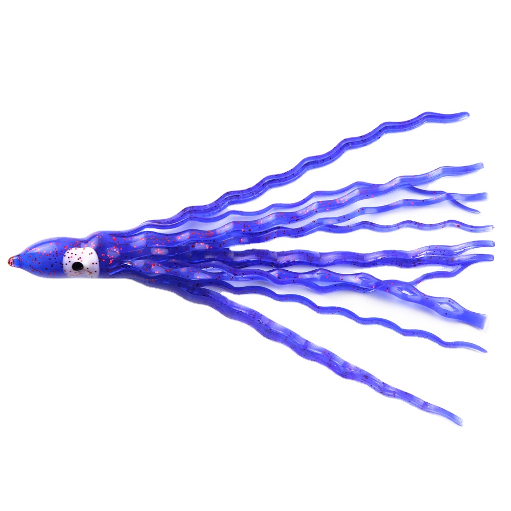 Purple Wave Octopus Soft Bait 14cm6.5g Squid Sea Fishing Simulation Lure Bait Wholesale – Octopus Skirt – view 2