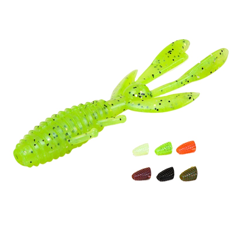 WML11 2g/60mm/12pcs Fishing Soft Lures Worm Soft Bait Artificial Bass Carp Flying Fishing Lure – Worms & Grubs – view 2
