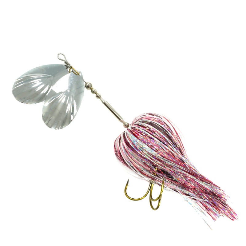 Hot Selling Artificial 45g 22cm Spinner Bait for Musky Tinsel Fishing Lure Metal Spoon – Metal Lure – view 2