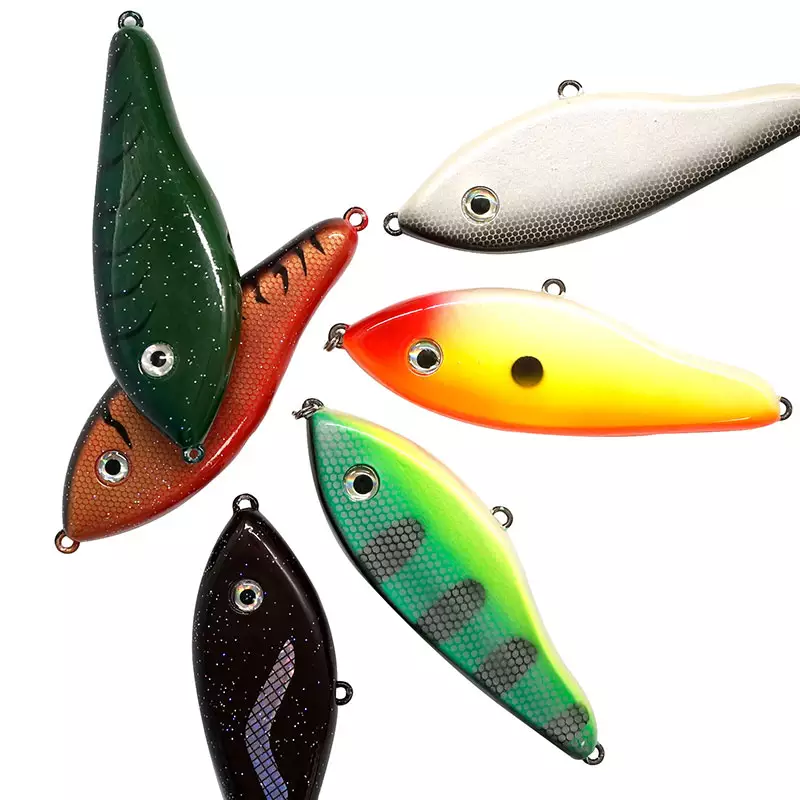 Minnow Lure 5inches 75g Hard VIB Sinking Fishing Blank for Ocean Boat Fishing Wood Artificial Hard Lures – VIB – view 2