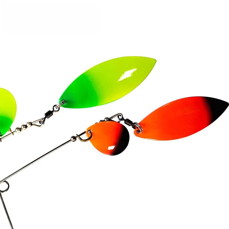 Factory Silicone 36g Rotating Spoon Freshwater Northern Musky Fishing Jig Head Bucktail Lures Spinnerbaits for Carp Bass No – Spoon & Spinner – view 5