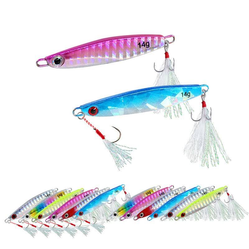 CHEERY Ima Model Freshwater Sea Fishing Bait Lead Long Casting 20g Iron Plate Sequin Fish Lure Carp Target Bare Plate Gear – Metal Lure – view 2