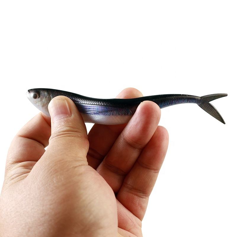 CHEERY 3D Printed Silicone Soft Bait Swim Bait Fishing Lure for Zander & Pike-Lake & River Use – Worms & Grubs – view 5