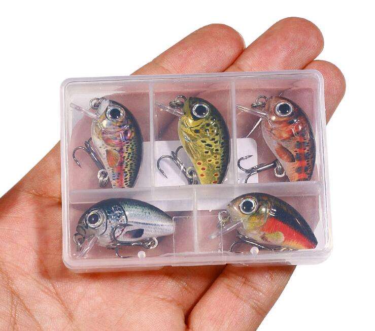 Hot Sale Cheery 2g Micro Hard Silicone Crankbait Fishing Lure for River Use-5 Piece Per Box – Other Hard Lure – view 4
