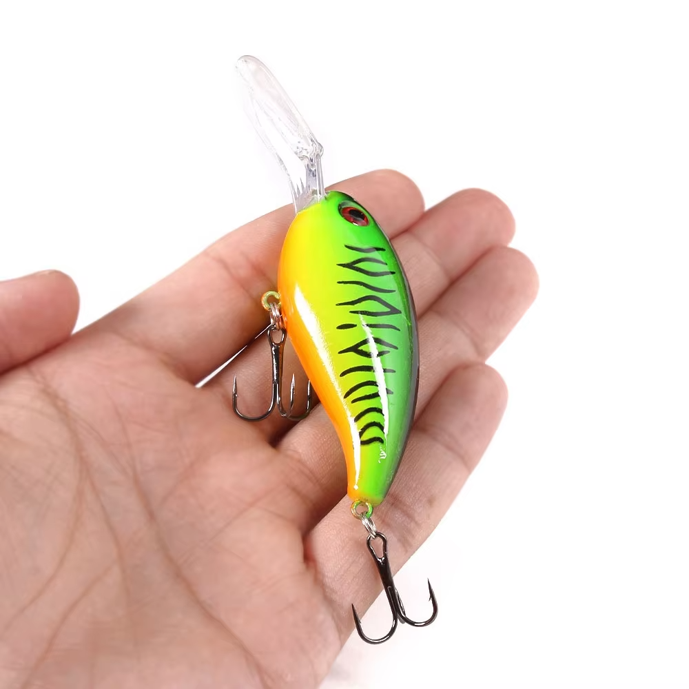 Hot Sale 10cm 14g Artificial Hard Plastic Crank Baits Deep Diving Wobbler Crankbait Fishing Lures with Long Tongue Board – Crankbait – view 2
