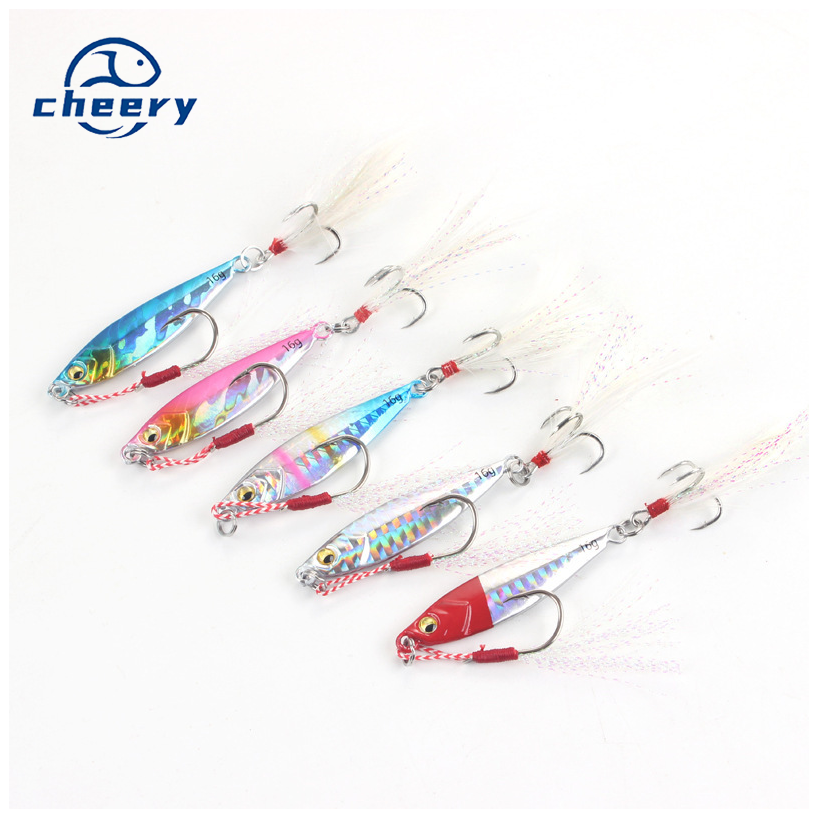 Cheery Hard Lead Metal Jigging Lure for Saltwater Ocean Boat Fishing Effective on Carp Bass Trout Species – Metal Lure – view 1