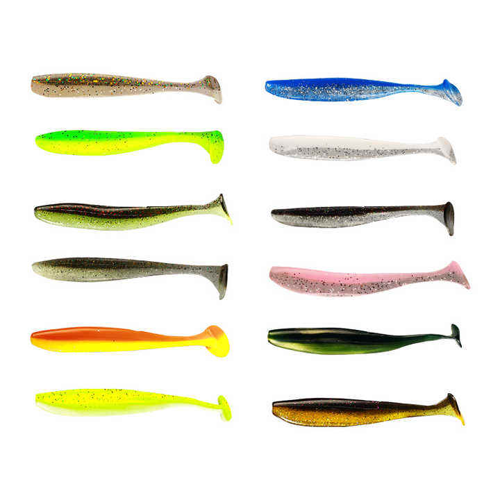 High Quality 4.2g 10-Color Soft Fishing Lure T-Tail Soft Bait Paddle for Ocean Boat River Lake Stream Fishing – Worms & Grubs – view 3