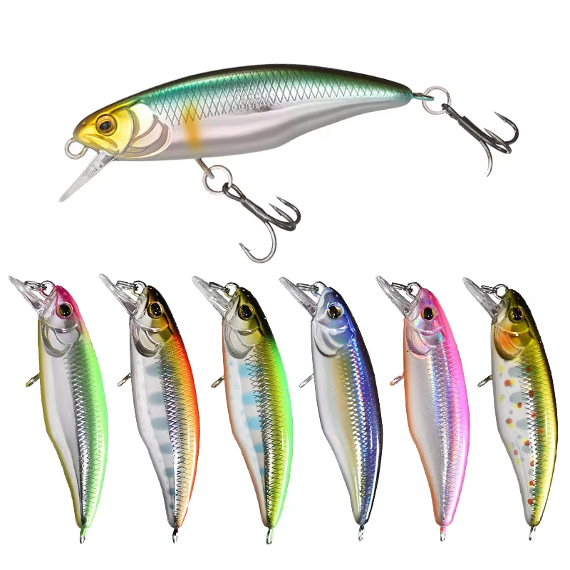 Japan Lure Minnow Crankbait 52mm 4.5g Isca Artificial Wobbler Fishing Lures Sinking Bass Trout Pesca Fishing Lure – Metal Lure – view 1