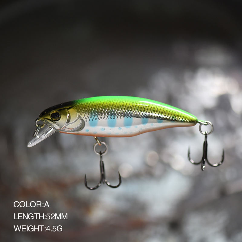 Japan Lure Minnow Crankbait 52mm 4.5g Isca Artificial Wobbler Fishing Lures Sinking Bass Trout Pesca Fishing Lure – Metal Lure – view 4