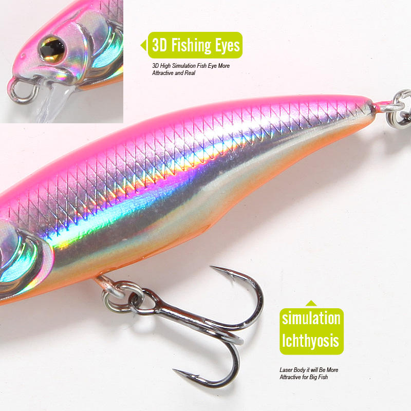 Japan Lure Minnow Crankbait 52mm 4.5g Isca Artificial Wobbler Fishing Lures Sinking Bass Trout Pesca Fishing Lure – Metal Lure – view 3