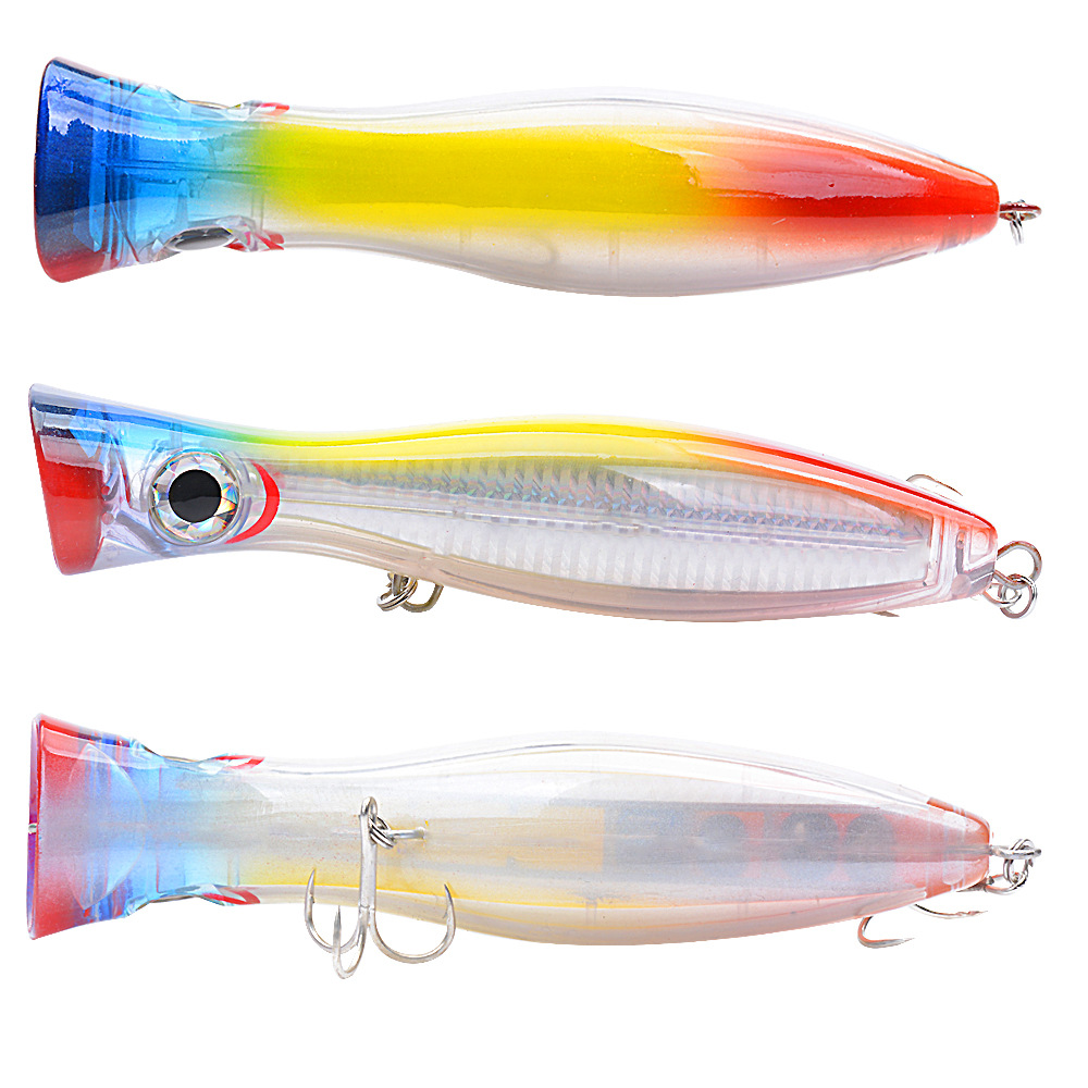Synnex 80g 160mm ABS Plastic Stickbait Minnow Best Selling Freshwater/Saltwater Hard Bait Lure for Salmon for Lake Pesca Popper – Popper – view 1
