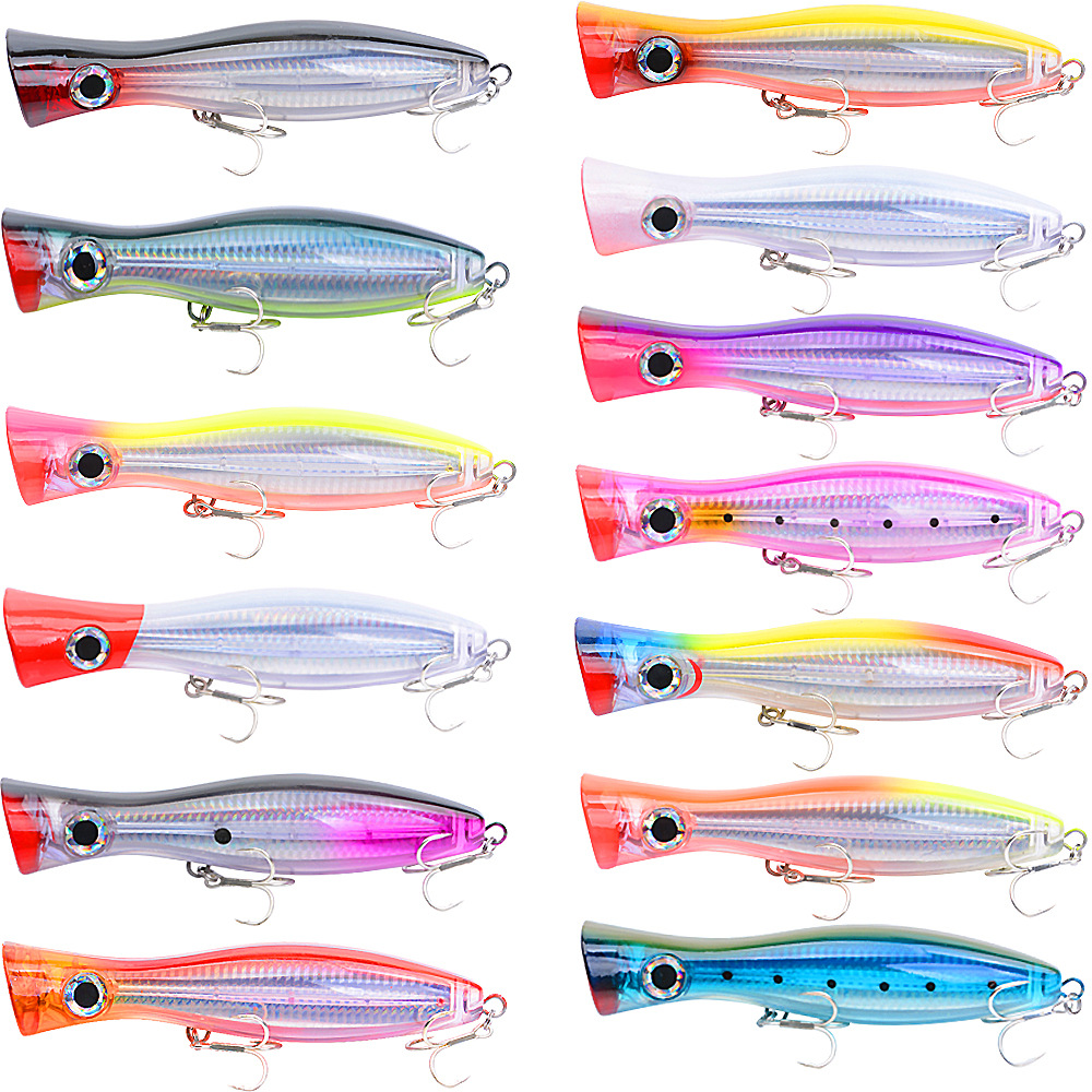 Synnex 80g 160mm ABS Plastic Stickbait Minnow Best Selling Freshwater/Saltwater Hard Bait Lure for Salmon for Lake Pesca Popper – Popper – view 4