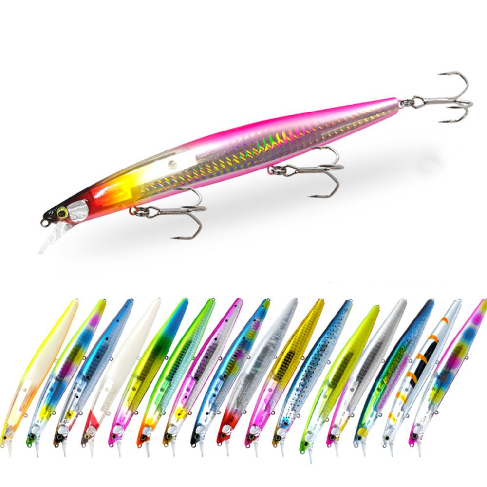 Japan Mold 163MM 32G Sea Fishing Big Game Floating Minnow Fishing Lure Artificial Swim Bait Wobblers – Pencil – view 1