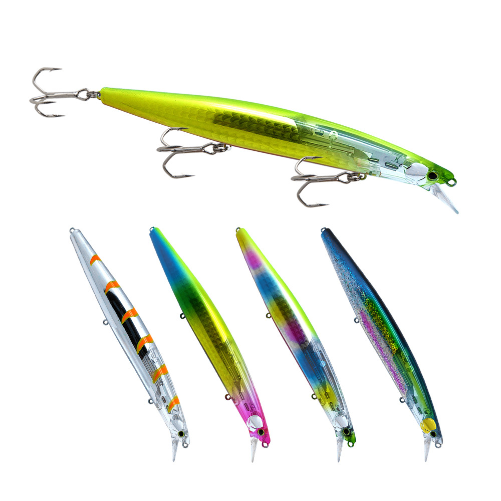 Japan Mold 163MM 32G Sea Fishing Big Game Floating Minnow Fishing Lure Artificial Swim Bait Wobblers – Pencil – view 5