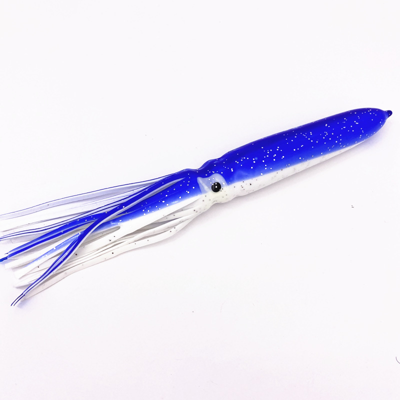 Cheery New 18cm 22cm Rubber Squid Skirts Octopus Soft Fishing Lures Tuna Sailfish Baits Mix Colors – Octopus Skirt – view 2