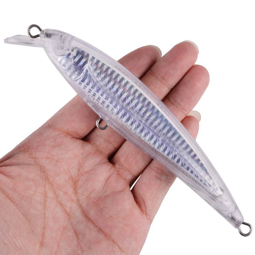 Cheery Unpainted ABS Fishing Lure Blanks Big Jerkbait Lure Pencil Hard Crankbait Bodies Saltwater Fishing Minnow Lure – Minnow – view 2