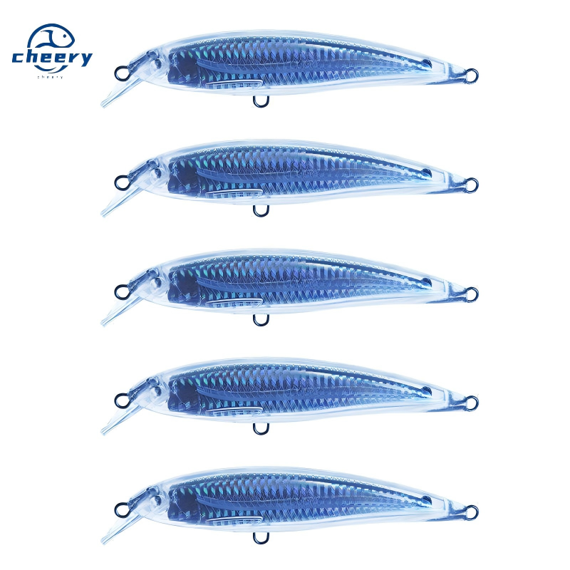 Cheery Unpainted ABS Fishing Lure Blanks Big Jerkbait Lure Pencil Hard Crankbait Bodies Saltwater Fishing Minnow Lure – Minnow – view 1