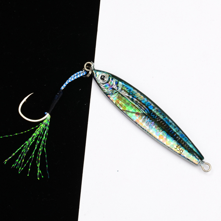 20g 35g 60g 80g 3D Print Metal Jig Fishing Lures Lead Jigging Lures Ashore Long Casting Metal Jig Lure – Metal Lure – view 2