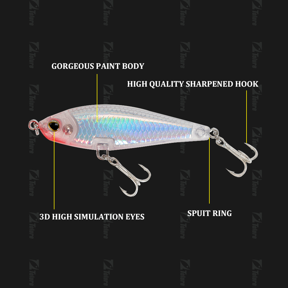 Minnow 70mm 7.8g Pencil Fishing Bait Artificial Hard Lure Pesca Isca Artificial Plastic – Pencil – view 3