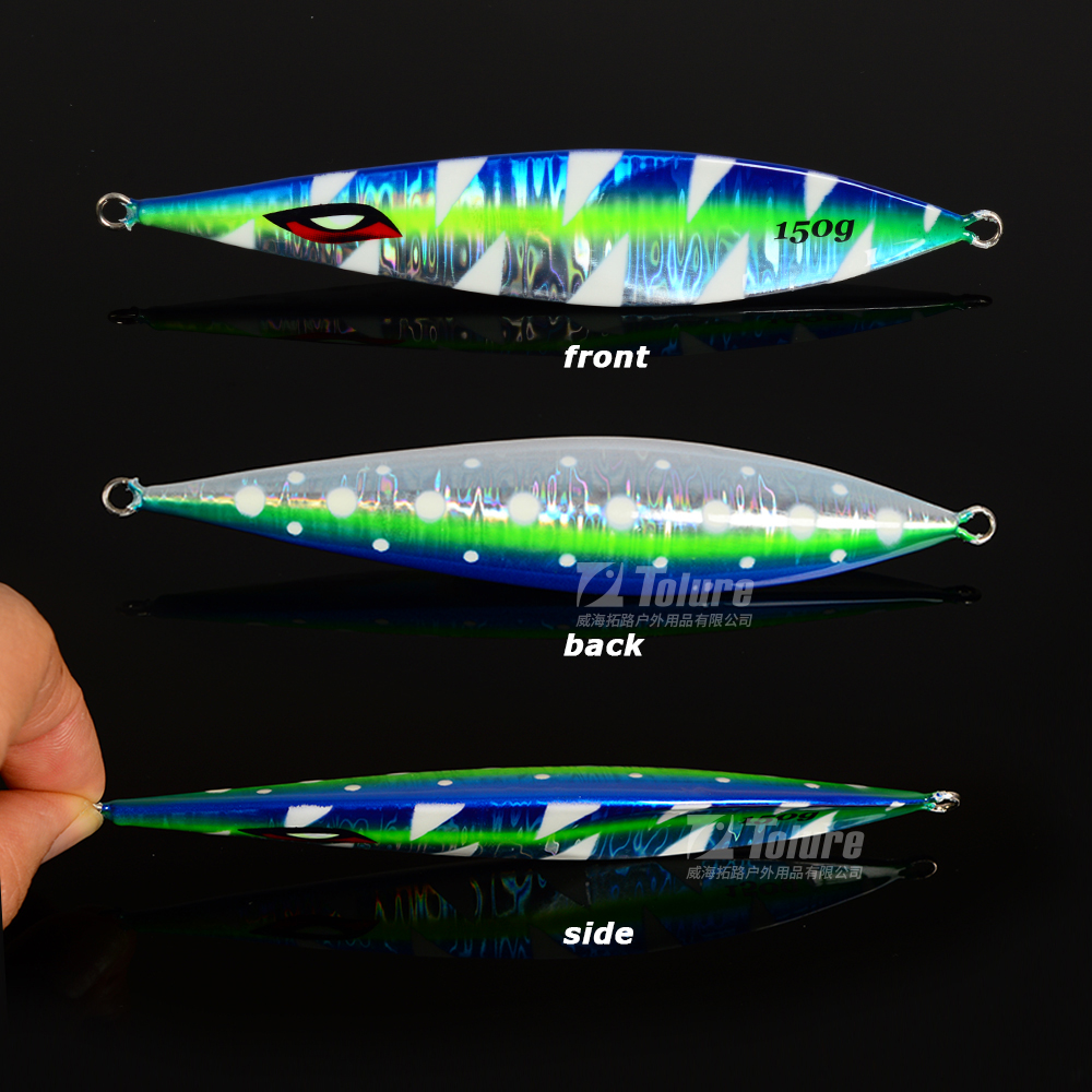 CHEERY New Slow Sinking Jigs 150g 250g 300g Slow Jigging Metal Jig Heavy Metal Lures Fishing Saltwater Fishing Lures – Metal Lure – view 5