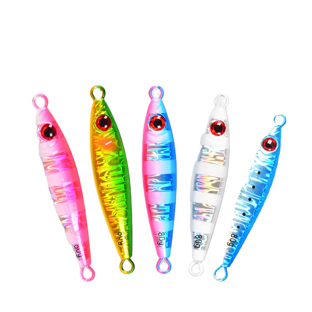 20g 30g 40g 60g 80g Saltwater Peche Fishing Metal Jigging Fast Slow Fall Pitch Fish Lure Bait – Metal Lure – view 1