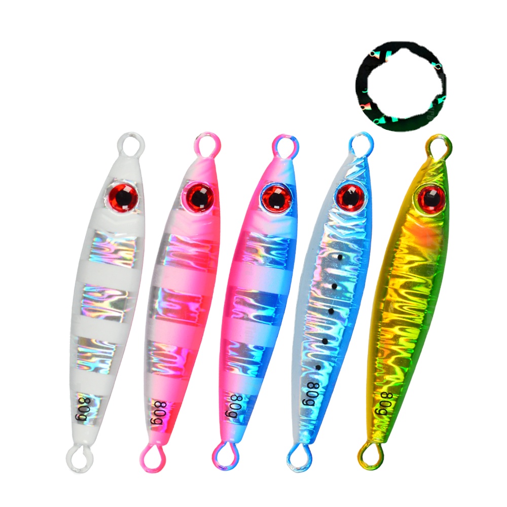 20g 30g 40g 60g 80g Saltwater Peche Fishing Metal Jigging Fast Slow Fall Pitch Fish Lure Bait – Metal Lure – view 2