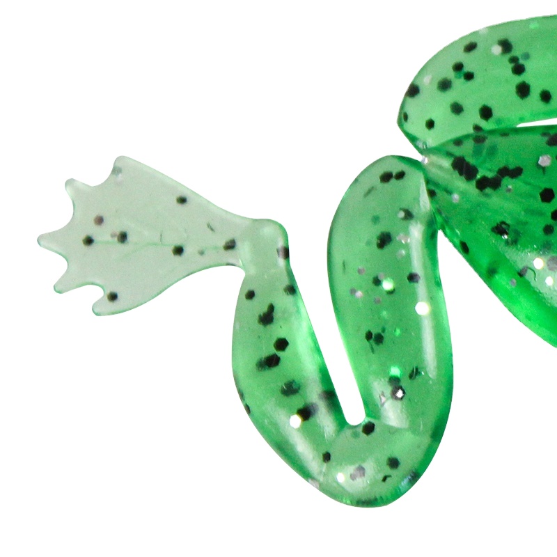 49 mm 3.5g PVC Pesca Soft Frog Fishing Tackle Artificial Silicone Frog Lure for River Swimming Bait Fishing – Soft Lure – view 2