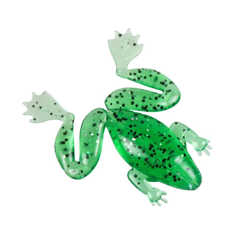 49 mm 3.5g PVC Pesca Soft Frog Fishing Tackle Artificial Silicone Frog Lure for River Swimming Bait Fishing – Soft Lure – view 1
