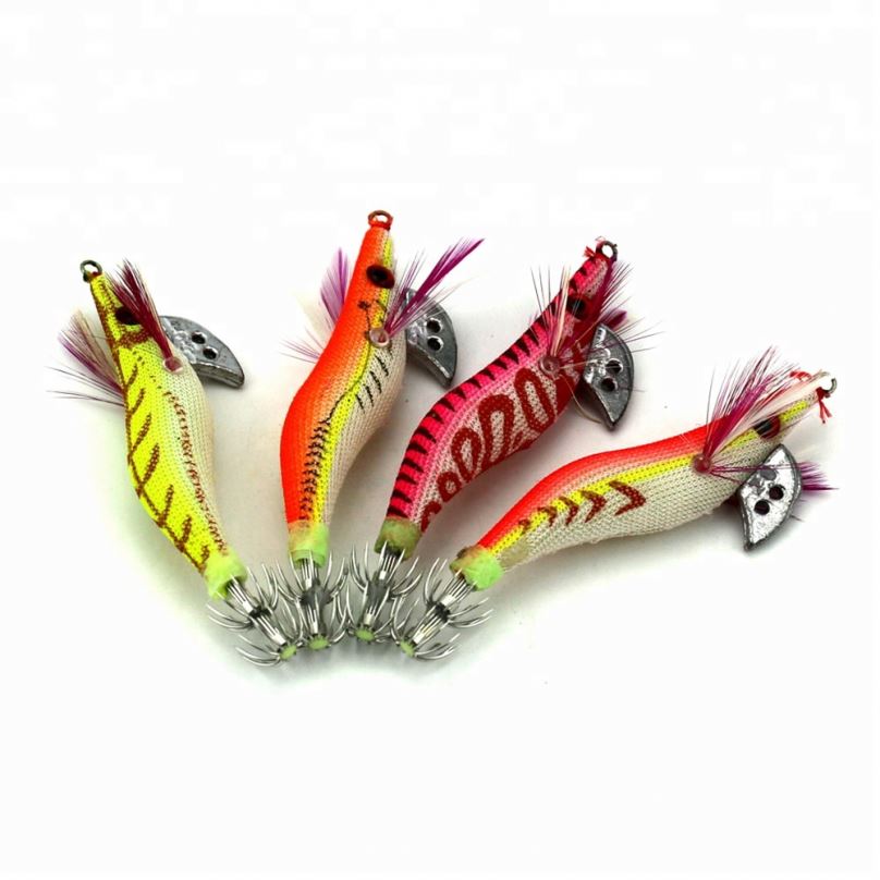 New Arrival Hot Sell Wholesale 2.0 Squid Jigs Fishing Lures Squid Hook Bait – Wood Shrimp – view 2