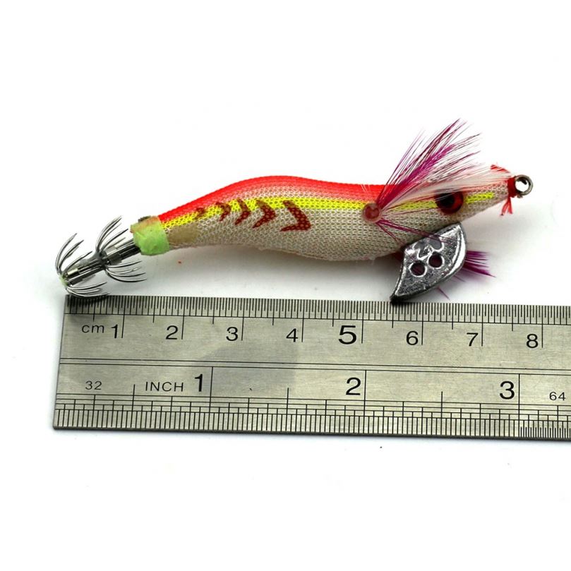 New Arrival Hot Sell Wholesale 2.0 Squid Jigs Fishing Lures Squid Hook Bait – Wood Shrimp – view 3