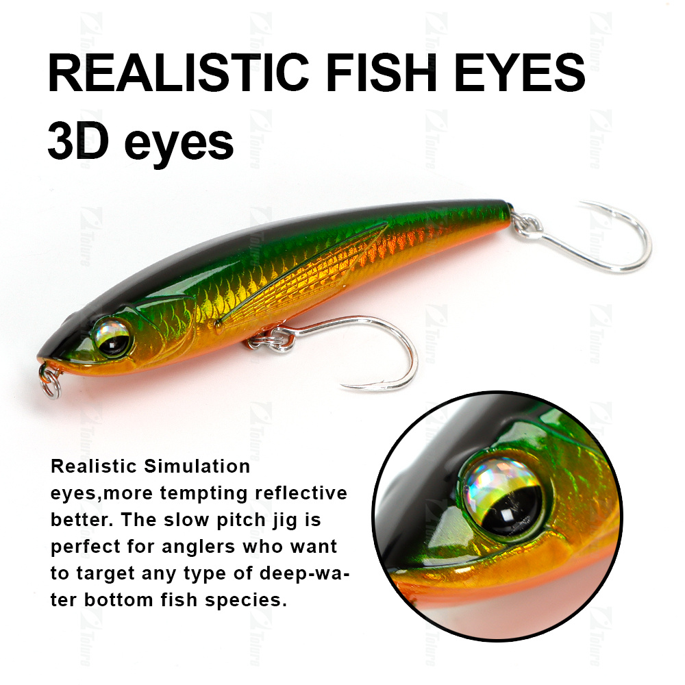 New Artificial Bait 50g 120mm Sinking Pencil Lure Stick Bait Saltwater Fishing Lure Swimmer – Pencil – view 5