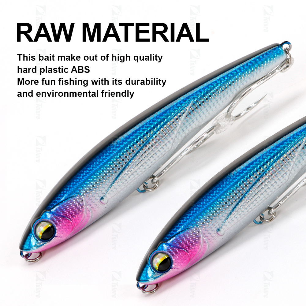 New Artificial Bait 50g 120mm Sinking Pencil Lure Stick Bait Saltwater Fishing Lure Swimmer – Pencil – view 3