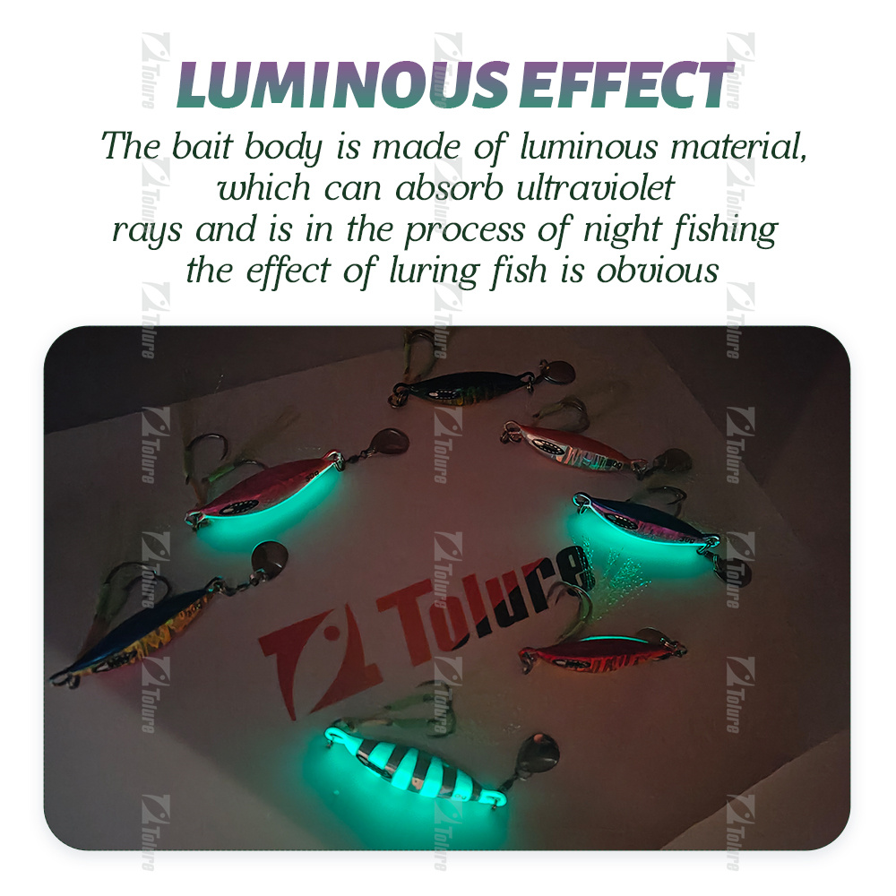 New Custom 20/30/40/60g Saltwater Lead Vertical Metal Jig Artificial Bait Fishing Jig Slow Pitch Jigging Lures – Metal Lure – view 4