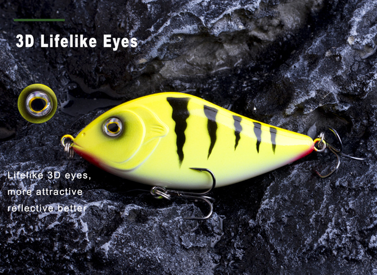 10CM 45G Hard Sinking Fishing Lures Crank Baits Pike Bait Crank Jerk Bait Minnow Plastic Hard Fishing Lures – Metal Lure – view 4
