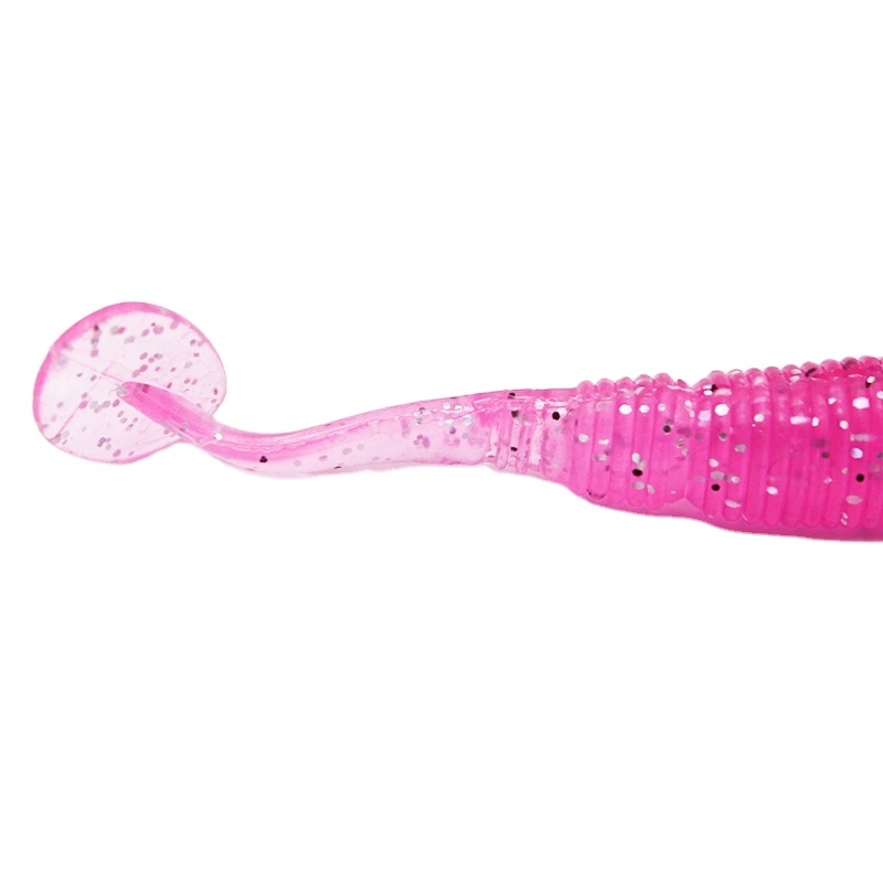 Fishing Lure T Tail 1kg 8cm Silicon Swim Baits Isca Artificial Worm Soft Bait Fish Wobblers Bass Carp Soft Lure – Worms & Grubs – view 3