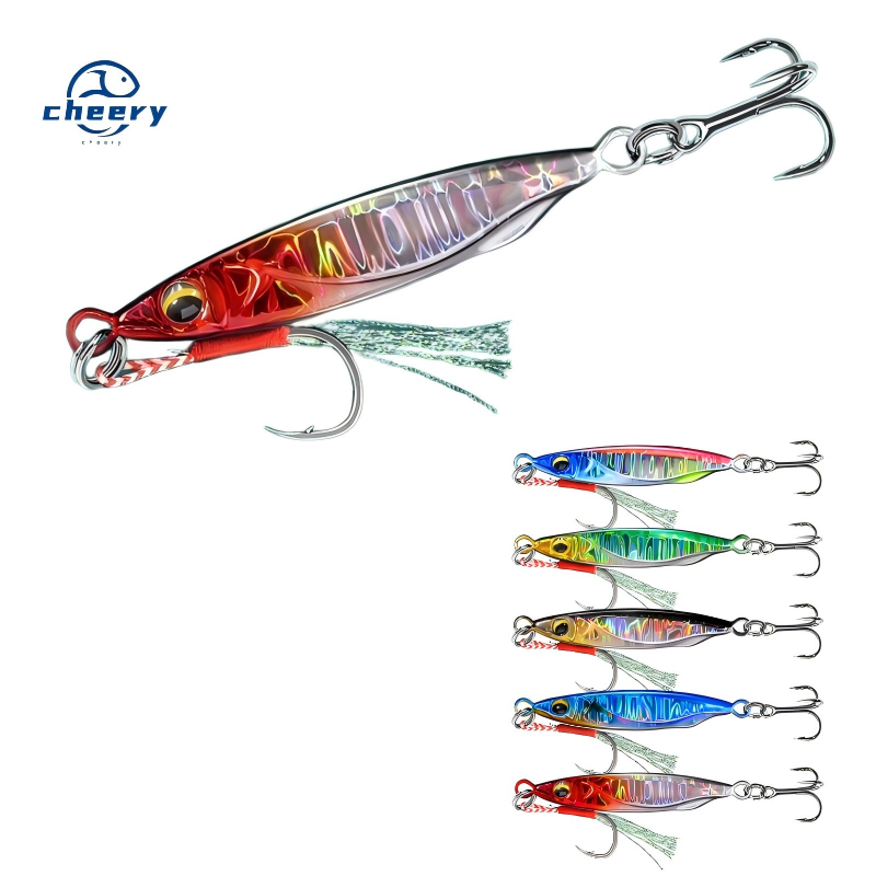 CHEERY Colorful 7g 10g 15g 20g 25g New Design Hard Sinking Sea Bass Fishing Lures Bodies Metal Lure Jig Slow Jig Lures – Metal Lure – view 1