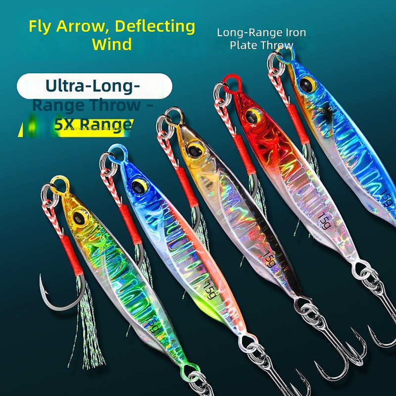 CHEERY Colorful 7g 10g 15g 20g 25g New Design Hard Sinking Sea Bass Fishing Lures Bodies Metal Lure Jig Slow Jig Lures – Metal Lure – view 5